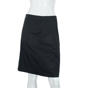 Jil Sander Navy collection Women's Pencil Skirt Black Size 36 Made in Italy